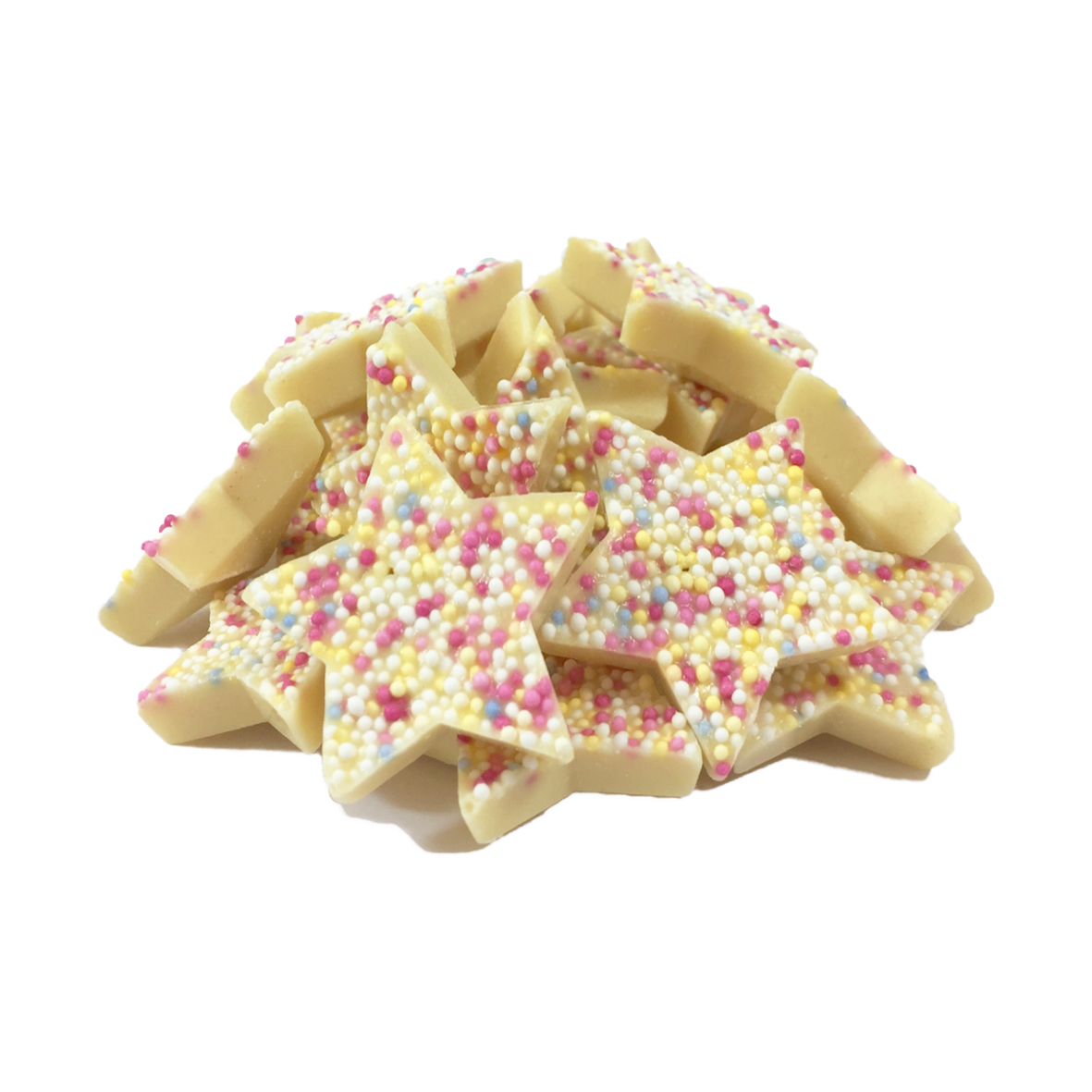 Jazzle White Choc Stars